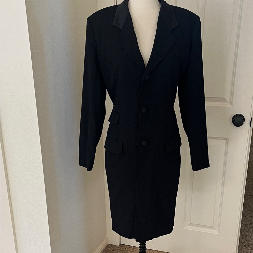 Classic Black Women's Suit Jacket John Paul Gaultier vintage rare